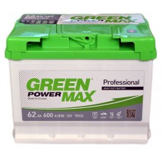 Аккумулятор 62Ah, 600A Green Power Max А,З,Г (L+) Украина