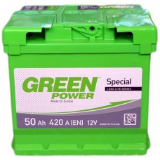 Аккумулятор 50Ah, 420A Green Power А,З,Е, (ЕВРО) Украина