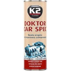 K2 TURBO DOKTOR CARSPEC Присадка масла (защита двигателя) 443мл