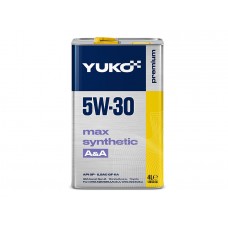 YUKO MAX SYNTHETIC 5W-30 4л API SP канiстра жесть