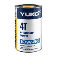 YUKO Master Synt 4T 10W-30 API SL/CF 0,6л мото банка жесть