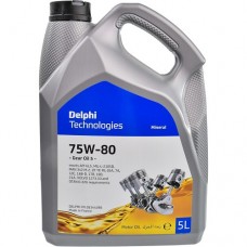 Трансмиссионное масло Delphi Gear Oil 5 GL-5 75W-80, 5л